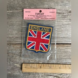 Vintage unused England patch NWT